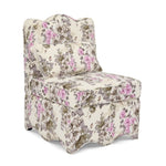 ZUN Flannel single dining chair with soft seat cushion and backrest, no armrests, matching pillow can be W487P221664