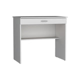 80 C Writting Desk, Compact Workstation with Drawer and Lower Shelf B070P173215