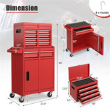 Rolling Tool Chest with 5 Sliding Lockable Drawers 83600316