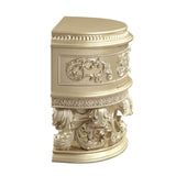 ZUN 2 Drawers Resin Nightstand in Champagne Silver Finish B016P256532