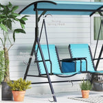 ZUN 2-Seat Patio Swing Chair （ Prohibited by WalMart ） 20239315