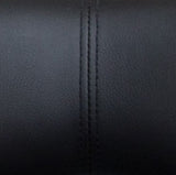 Masaccio Upholstery Airlift Adjustable Swivel Barstool with Chrome Base, Set of 2, Black T2574P164831