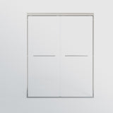 44-48 in. W x 72 in. H Double Sliding Shower Door, Semi-frameless Bypass Bathroom Sliding Door with W1573P239435