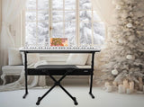 GEP-110 61 Key Lighting Keyboard with Piano Stand, Piano Bench, Built In 74222726