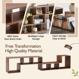 2 Pieces Cube TV Stand,Free Combination Gaming Entertainment Center Media Stand,Open Storage W3226P298392