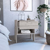 ZUN Hyacinth Nightstand, One Drawer, Open Shelf B128P148720