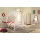 White and Light Purple Nightstand B062P189089