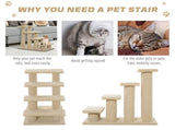 Pet Stairs Dog Cat Step Scratch Post 16486692