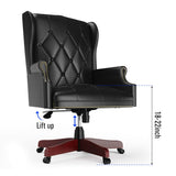 ZUN 330LBS Executive Office Chair, Ergonomic Design High Back Reclining Comfortable Desk Chair - Black W1550115016