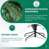 7.5 FT Artificial Christmas Tree with DIY 400 Warm White LED Lights, Hinged Xmas Pine Tree with Tree 94724856