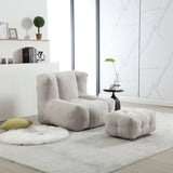 Fluffy bean bag chair, comfortable bean bag for adults and children, super soft lazy sofa chair with W1996P190387
