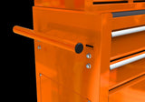 High Capacity Rolling Tool Chest with Wheels and Drawers, 8-Drawer Tool Storage Cabinet--ORANGE W110259203