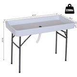 Portable Folding Camping Table with Sink / Dining Table 81091860