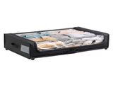 Underbed Storage Container with Wheels, Space-Saving Storage for Bedroom, Clear Zippered Cover with 44232217