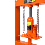6 Ton Hydraulic Press, Benchtop Hydraulic Shop Press, H-Frame Garage Floor Press with Press Plates, 82062720