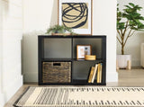4 Cube Storage Organizer, Solid Black 63450327