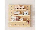 4060cm Solid Wood Pegboard 1 Panel An INS style decorative and storage integrated log 24987299