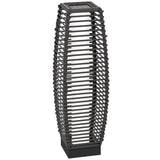 Gray Waterproof Outdoor Floor Lamp with Auto On/Off LED Lights 93977605