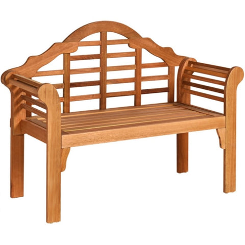 ZUN Wooden garden benches can be folded for garden patio furniture 11890346