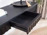 Modern Black Console Table with 4 Drawers 59.2" Entryway Table with Storage W2729P298159