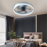 Ceiling Fans with Lights Dimmable LED Embedded installation of thin modern ceiling fans W1340120483