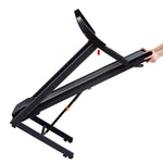 ZUN Treadmills - 2.5 HP hydraulic folding removable treadmill with 3-speed incline adjustment, 12 preset 75827314