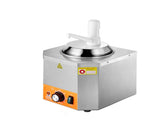 2.4L Electric Cheese Dispenser with Pump, Commercial Fudge Warmer, Plastic Pump Dispenser for 33033361