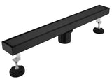28 Inch Linear Shower Drain with 2-in-1 Flat & Tile Insert Removable Cover, 304 Stainless Steel with 24721985