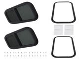 2 Pack 12" W x 22" H RV Camper Vertical Window fit for RV/Camper/Cargo/Food Truck 95486126