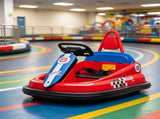 Red 6V Bumper Car for Kids 360&deg Rotation Electric Ride On for Indoor Playroom 96715853