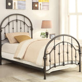 Dark Bronze Metal Twin Bed B062P145575