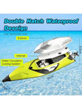 4DRC S2 4DRC Fast Boat For Pools And Lakes,Remote Control Boat With LED Lights,2.4GHz High Speed 55684054
