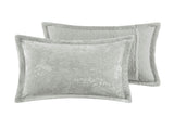 Full/Queen Crushed Velvet Sherpa Reversible Comforter Set B035129822