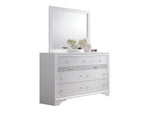 Traditional 7 Drawer Dresser in White made with Wood 808857710864