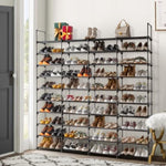 ZUN 10 Tiers Shoe Rack Storage Organizer Shoe Shelf Organizer for Entryway Holds 80 Pairs Shoe, 04139794