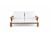 2 Pieces Outdoor Sofa Set 2-person Patio Seating Group Outdoor Conversation Set with Cushions and a N719P246159L