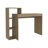 Britt 43" Wide Four Shelves Writting Desk, Home Office, Living Room, Gamer Desk Natural Oak B200P253747