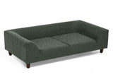 Pet sofa with backrest and armrests, modern rectangular pet sofa suitable for small and medium dogs, 03678423