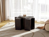 Puzzle Art Side Table, Modular Concave Edge MGO Table - Buy Singles or Combine for Custom Layouts, N770P347932A