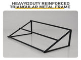 52"x18" Wine Red Awning, Iron Frame, Corrugated Steel Tile Coating 31707554