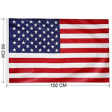 ZUN 20 FT Sectional Flag Pole Kit Extra Thick Aluminum Flagpole with 1 Flag 2 Rope 54295914