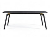 Folding Coffee Table No Assembly Required, 31.5" x 15.7" x 17.7", Melamine 39207104