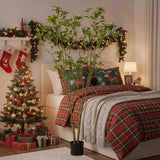 5.2FT Faux Citrus Tree Artificial Plant Natural Leaves & Small Flowers False Tree Perfect Home 32217231