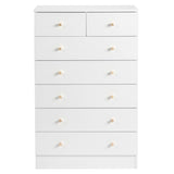Modern Simple 7-Drawer Dresser White 57169329
