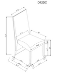 ZUN Stacey White and Grey Dining Chair B201P290555