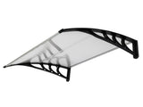 HT-100 x 80 Household Application Door & Window Rain Cover Eaves Canopy White & 10396824