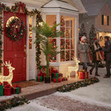 6FT Artificial Tree Faux Natural Lush Artificial Plant Indoor Potted Tree Lush Green Leaves, 49534082