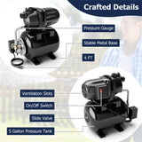 1200 W Garden Water Pump Shallow Well Pressurized IrrigationShallow Well Pump 1000GPH Max Flow 20494277