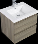 ZUN 24" Floating Bathroom Vanity with Sink, Modern Wall-Mounted Bathroom Storage Vanity Cabinet with W1573P152695