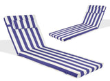 Outdoor Chaise Lounge Cushion, 72 in. x 21 in. x 3 in. Waterproof Fade-Resistant Patio Chair Pad for 48014850